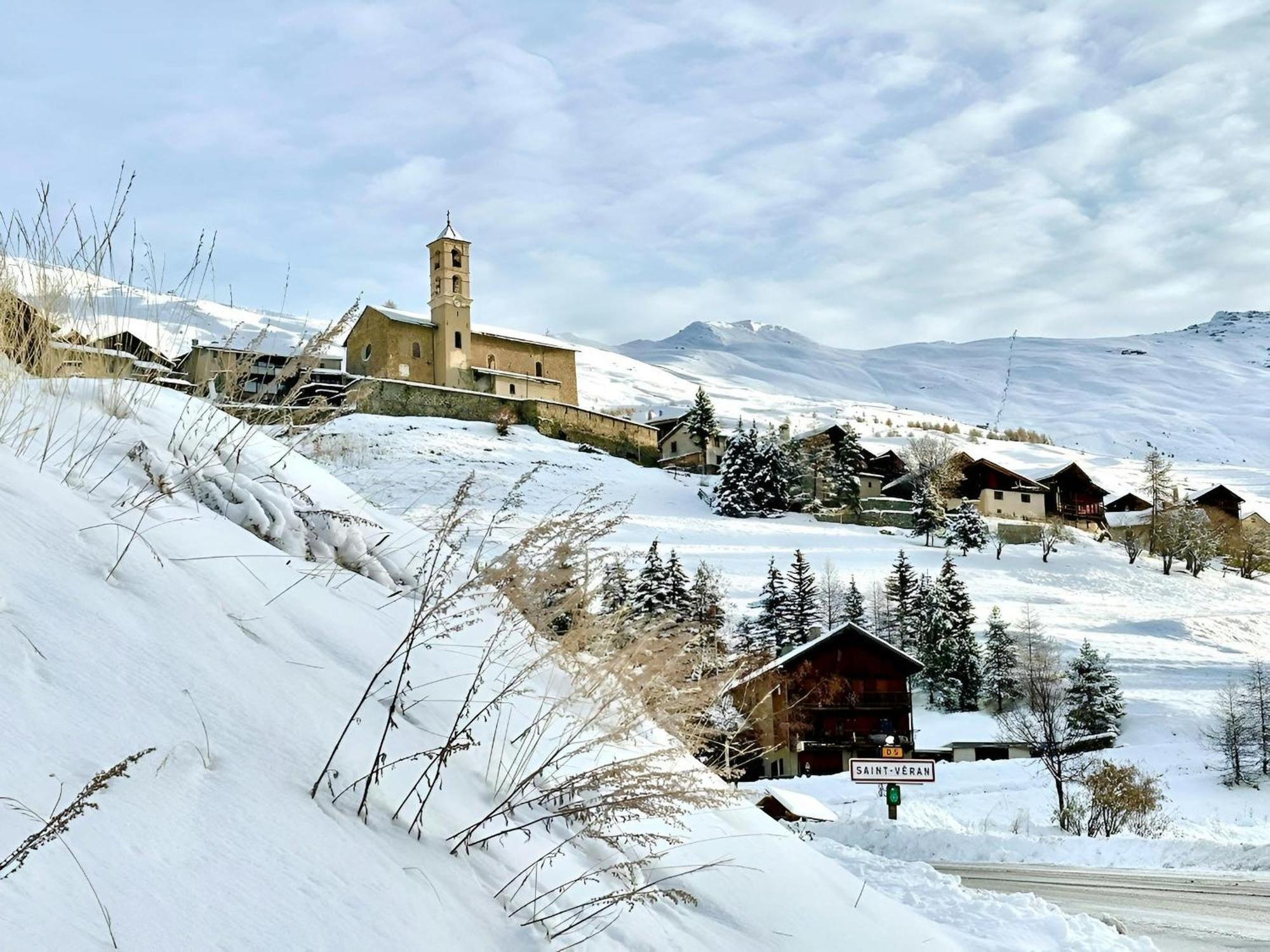 Casa-La Fuste Centre Saint-Veran Ski Au Pied Luaran gambar